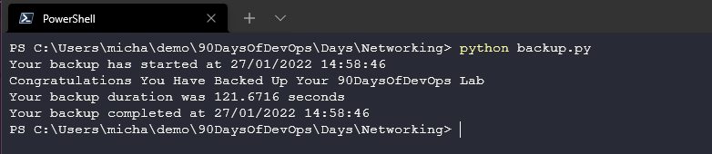 Thực hành networking với Python