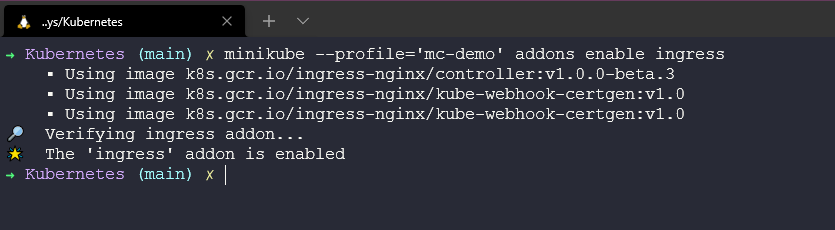State Ingress Kubernetes